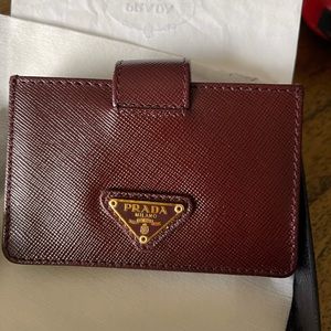Authentic Prada Card Holder